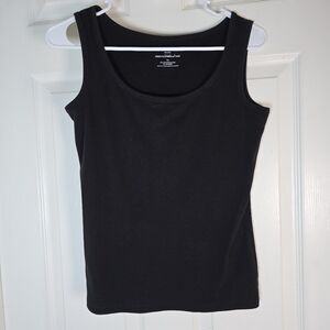 Talbots Black‎ Womens Knit Tank Top S Petite